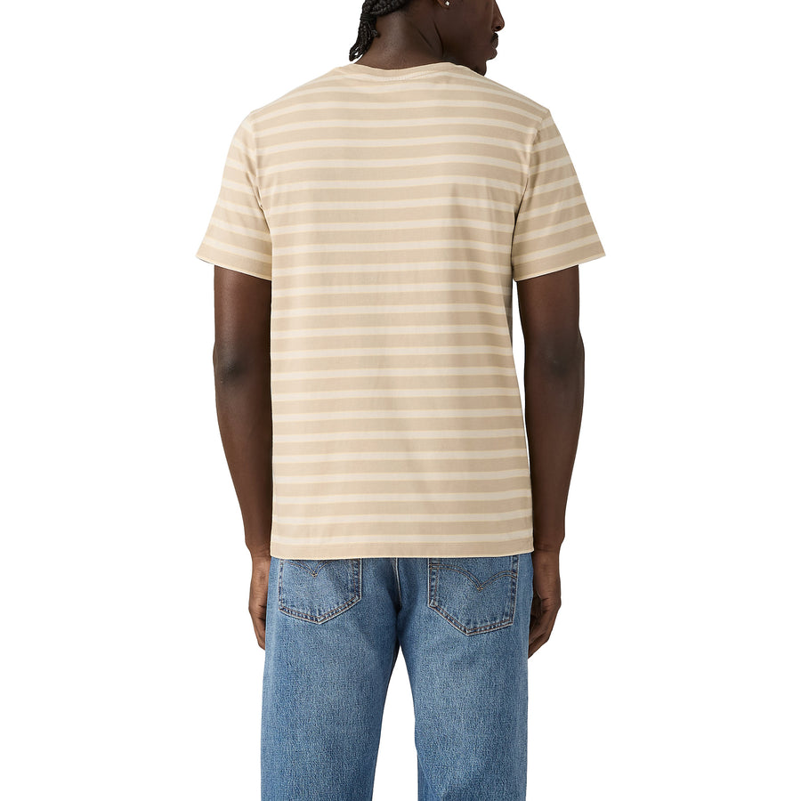 Camiseta Levis Mangas Cortas Rayas con Bolsillo para Caballeros