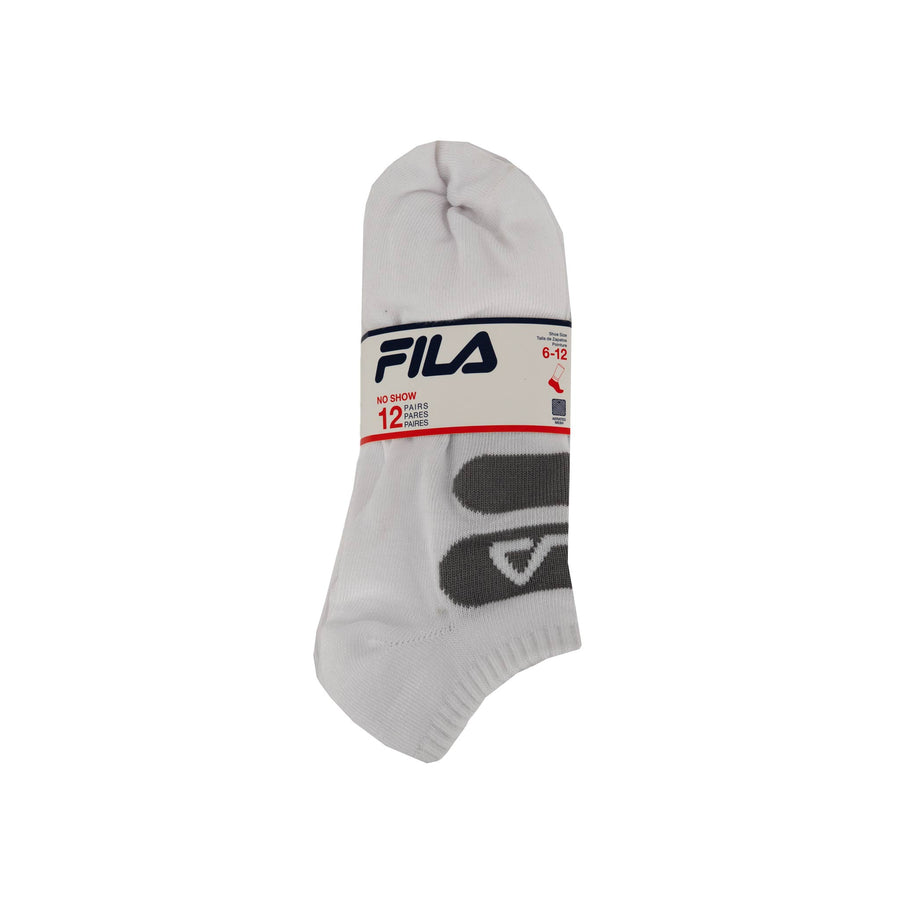 Medias Fila Deportiva 12 Piezas para Caballeros – WHITE/GREY