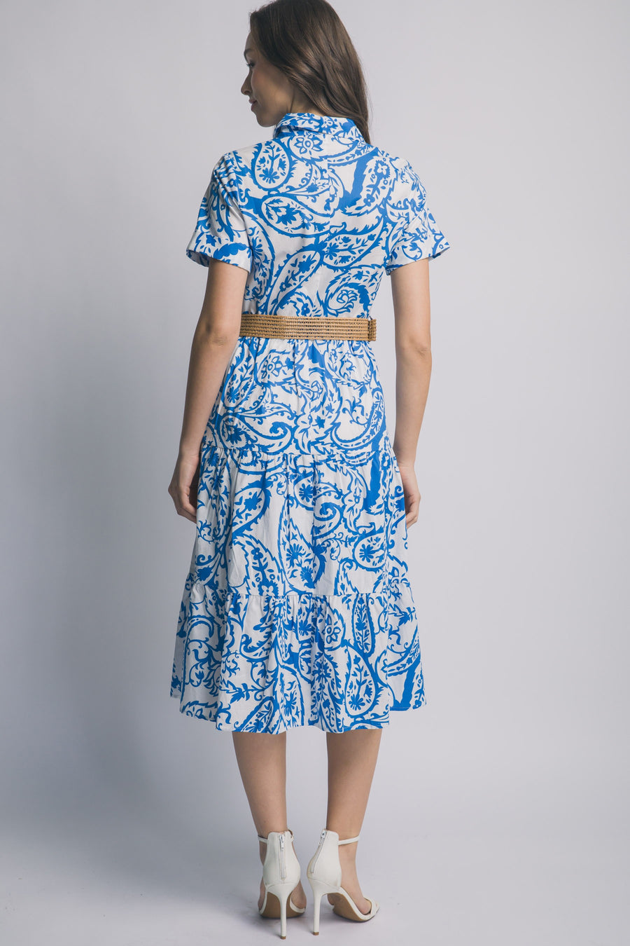 Vestido Love Tree Mangas Cortas Estampado para Damas