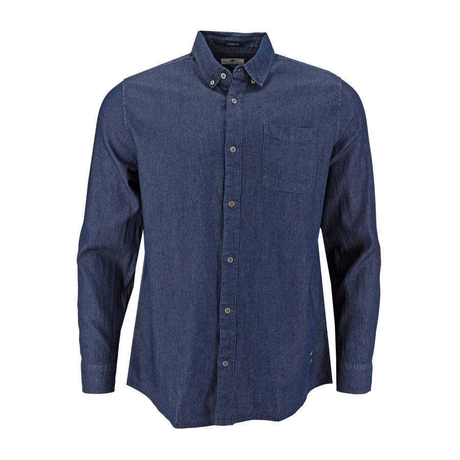 Camisa Beverly Hills Mangas Largas Lisa para Caballeros