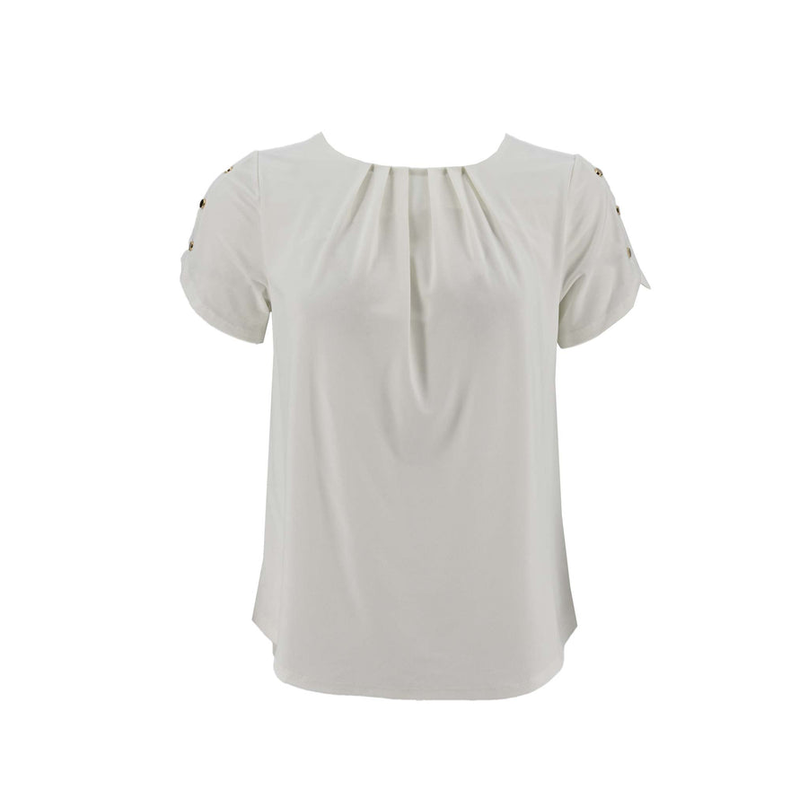 Blusa Rio+rain Mangas Cortas Lisa para Damas