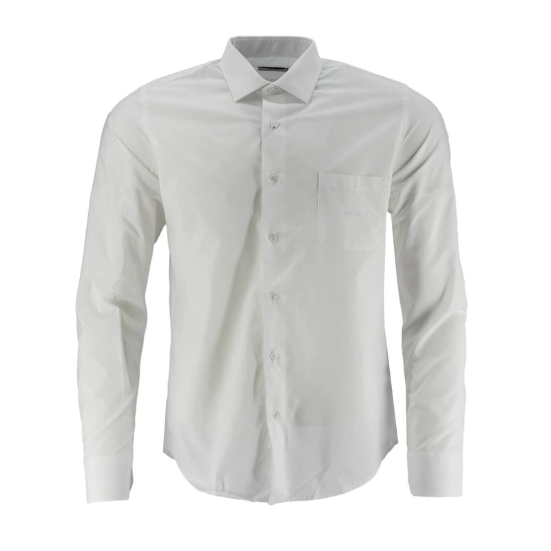Camisa Dario Beltran Mangas Largas Lisa Aquamarine/Azul/Blanco para Caballeros