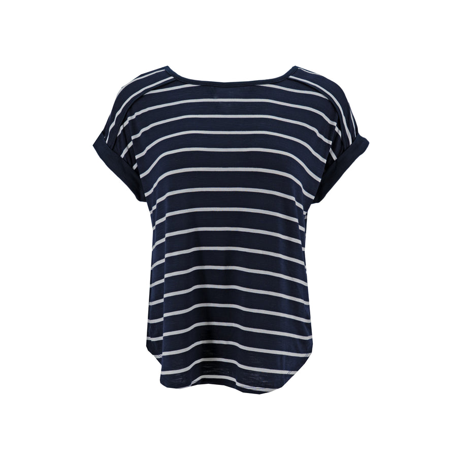 Blusa Cable & Gauge Mangas Cortas Rayas para Damas