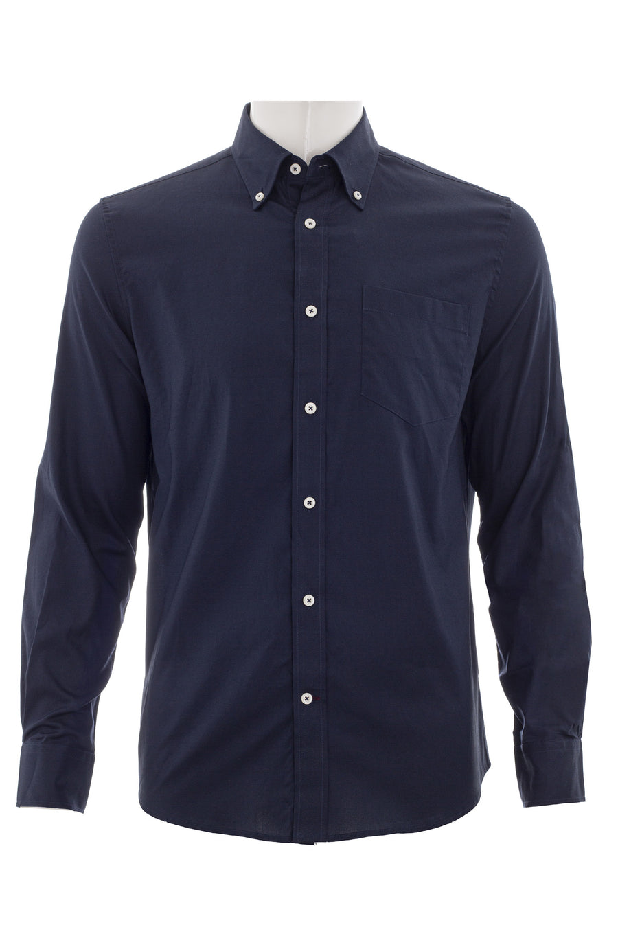 Camisa Carven Mangas Largas Lisa para Caballeros