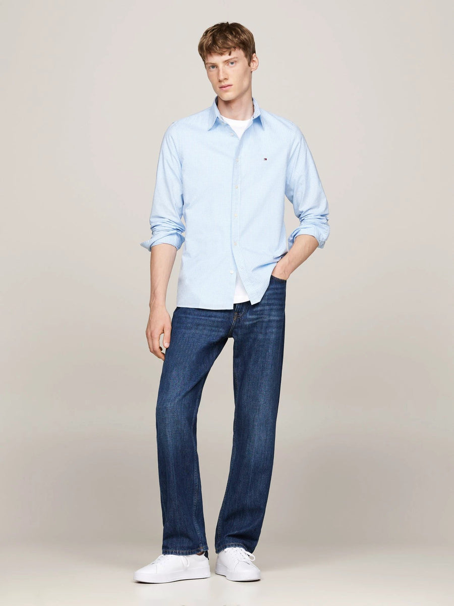 Camisa Tommy Hilfiger Mangas Largas Cuadros P/ Caballeros by Tommy Hilfiger