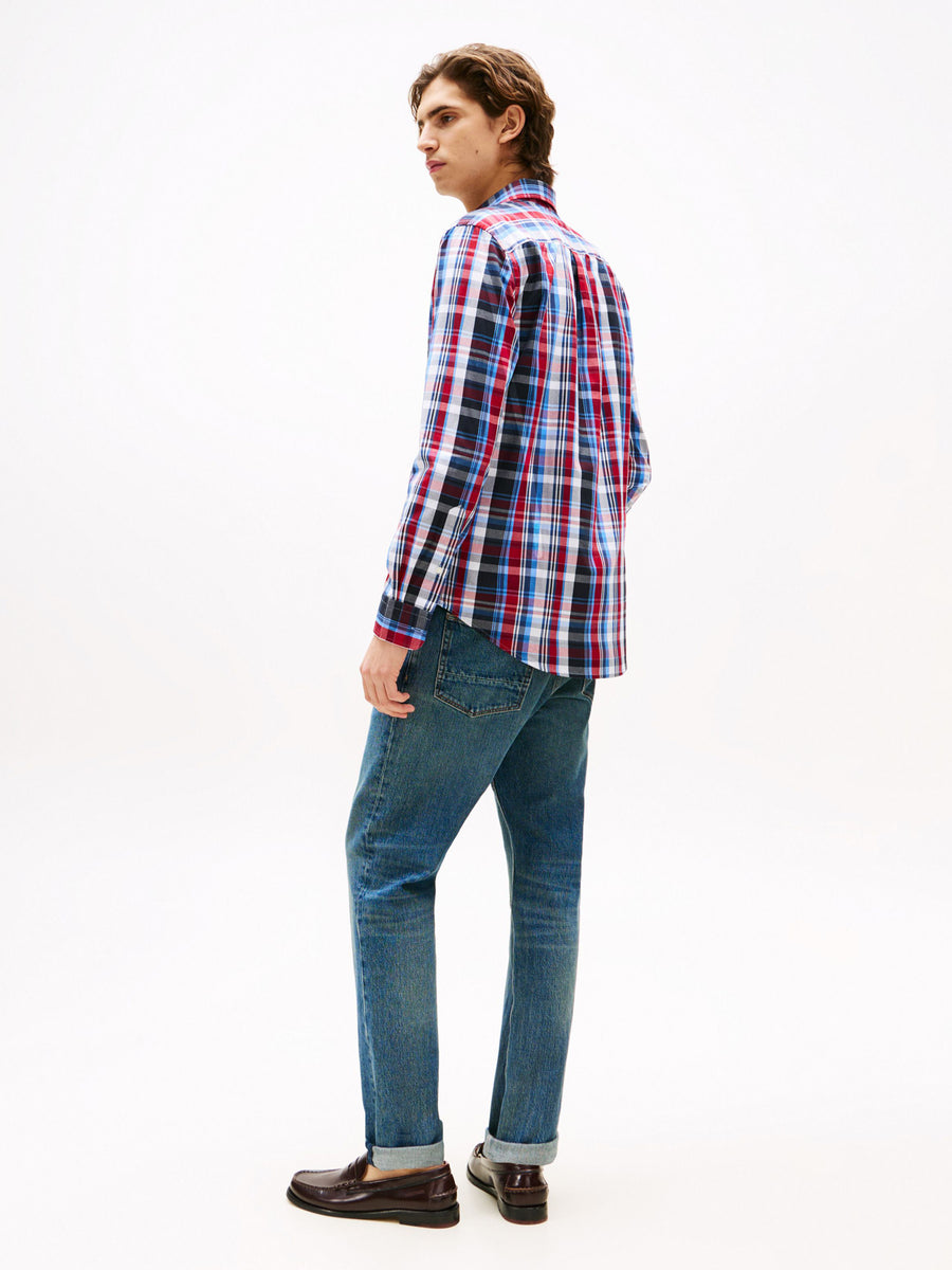 Camisa Tommy Hilfiger Mangas Largas Cuadros para Caballeros