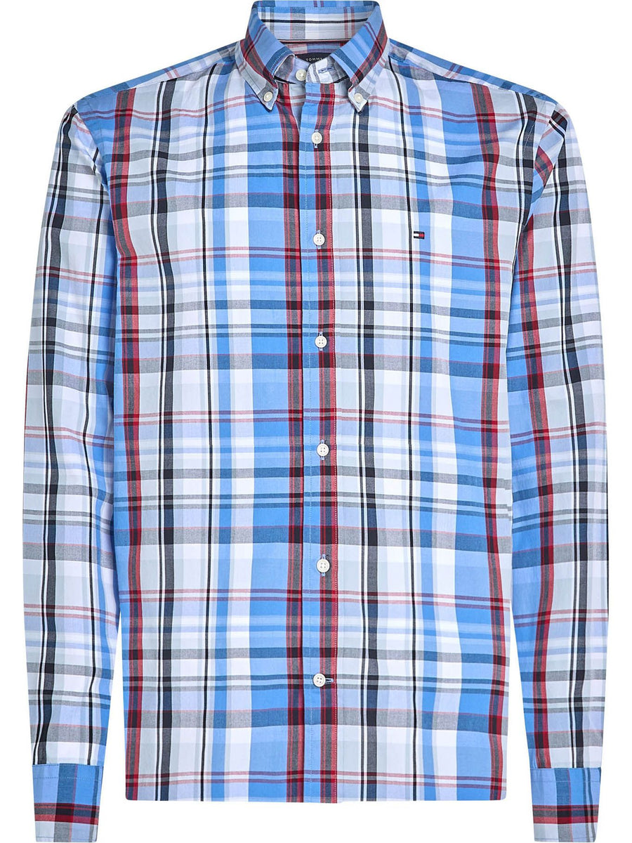 Camisa Tommy Hilfiger Mangas Largas Cuadros para Caballeros