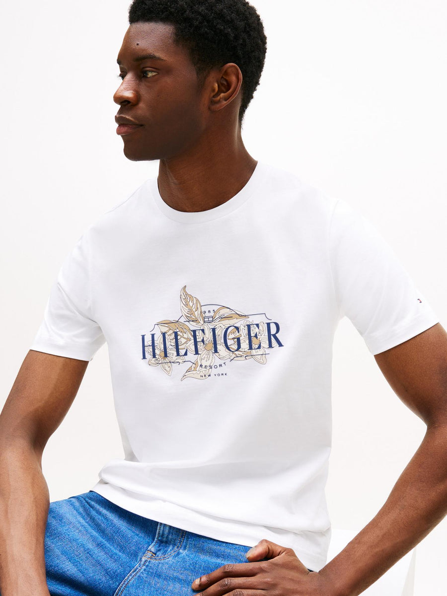 Camiseta Tommy Hilfiger Mangas Cortas Estampado para Caballeros