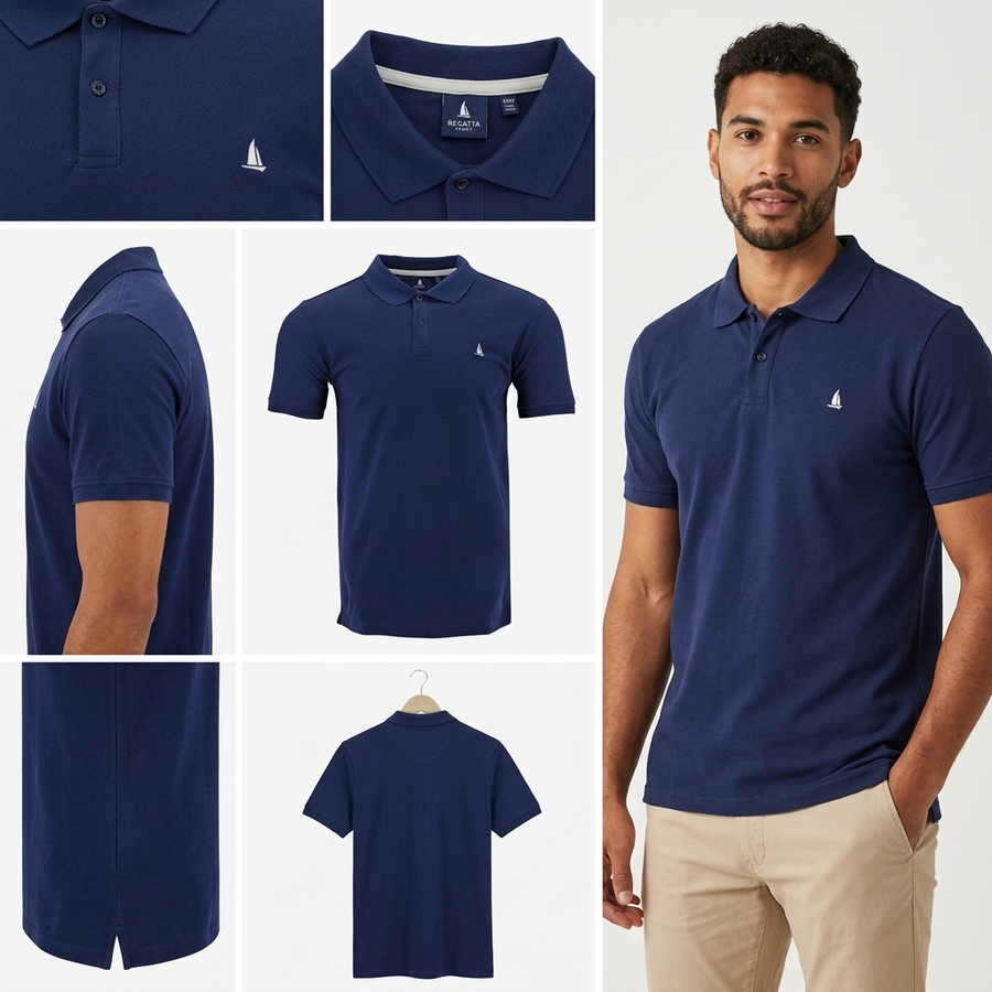 Poloshirt Regatta Mangas Cortas Liso para Caballeros – vista 2