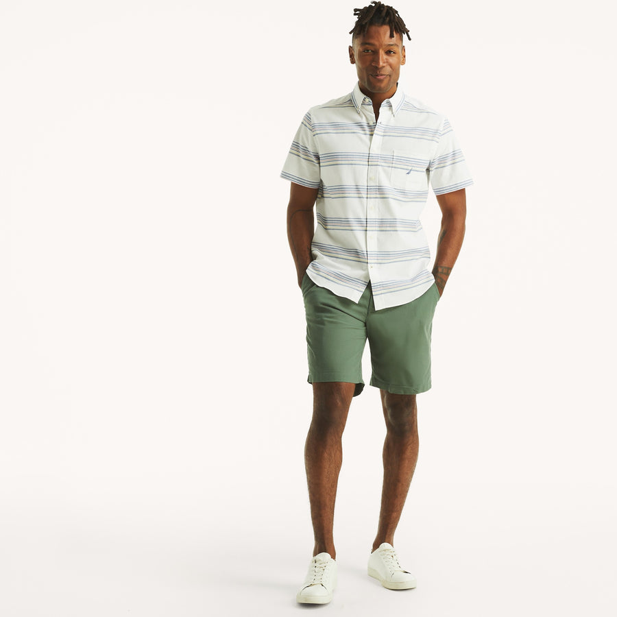 Camisa Nautica Mangas Cortas Rayas para Caballeros