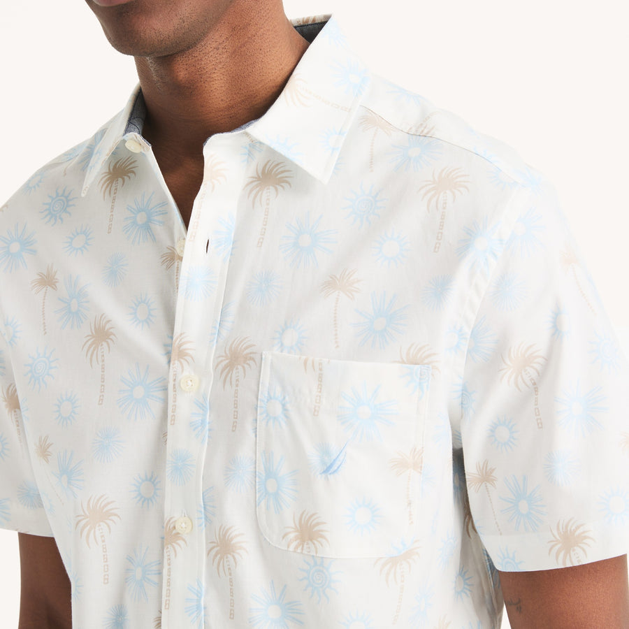 Camisa Nautica Mangas Cortas Estampado para Caballeros