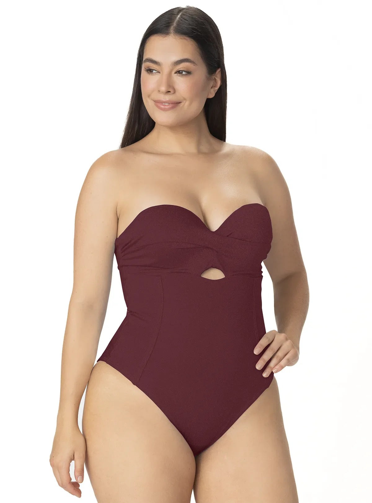Traje de Baño Garotas 1p Liso para Damas
