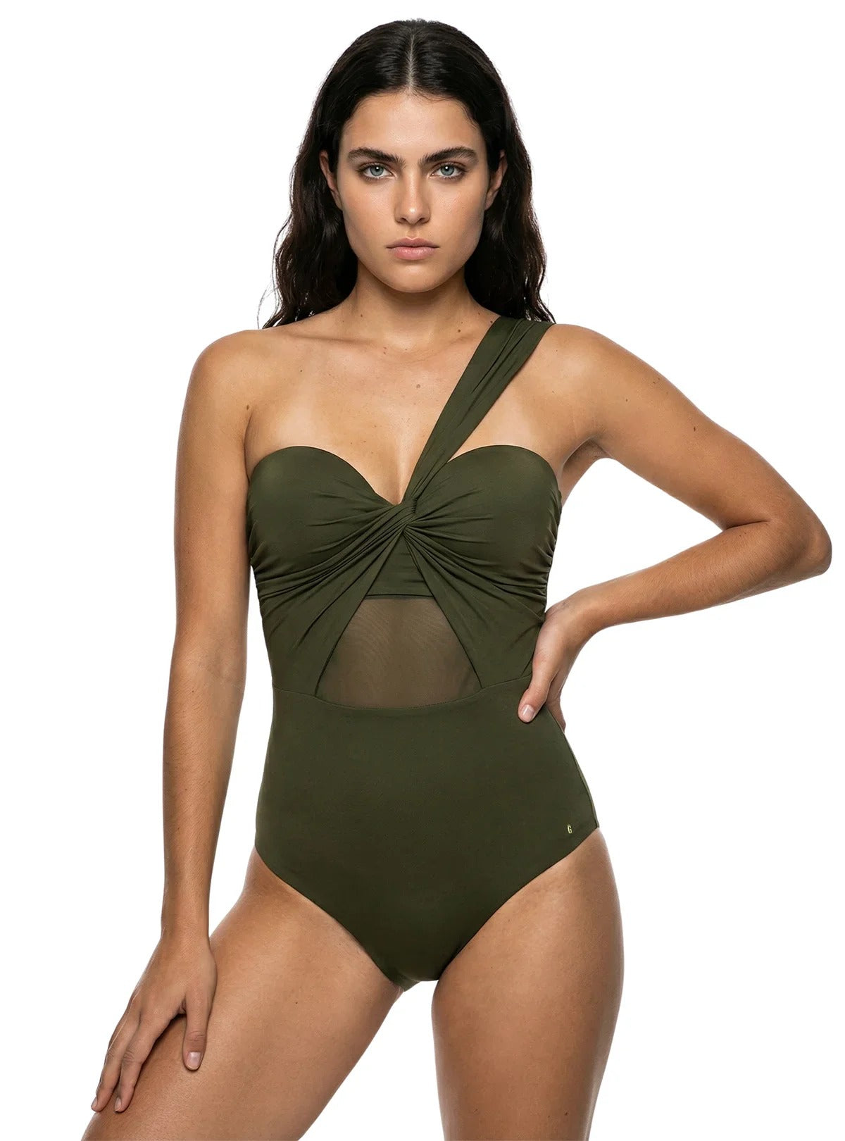 Traje de Baño Garotas 1p Liso para Damas