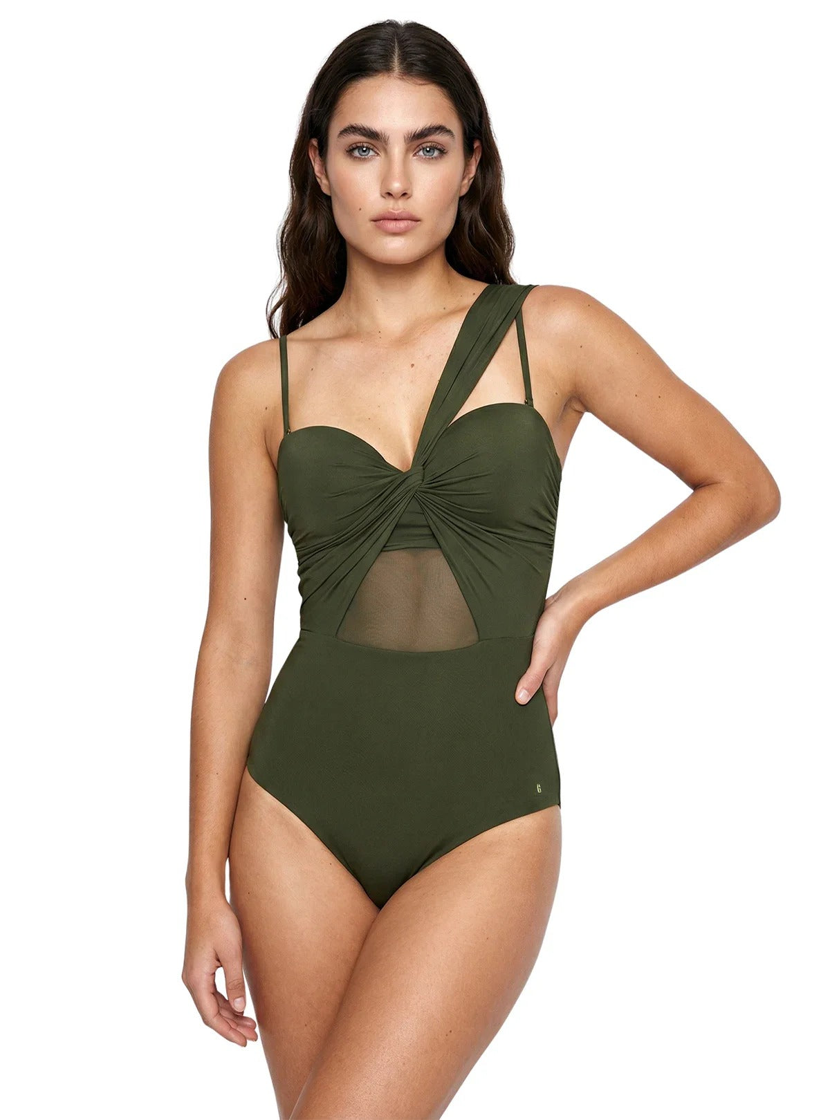 Traje de Baño Garotas 1p Liso para Damas