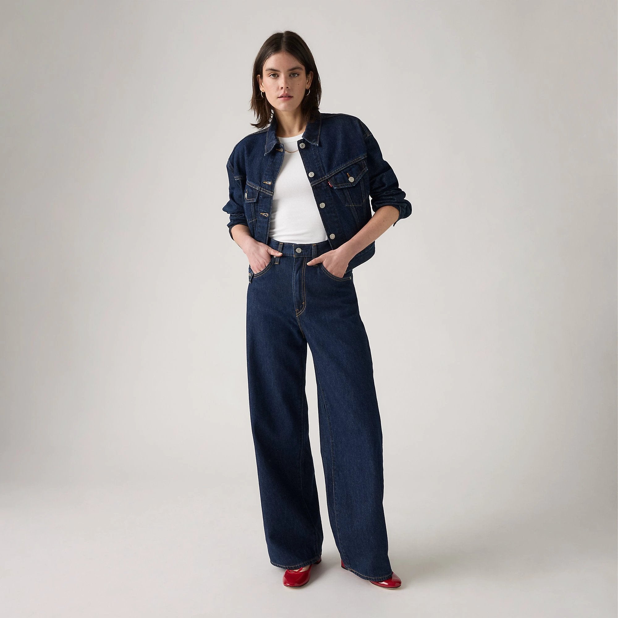 Pantalones Jeans Levis Cinch Baggy Para Damas by Levis
