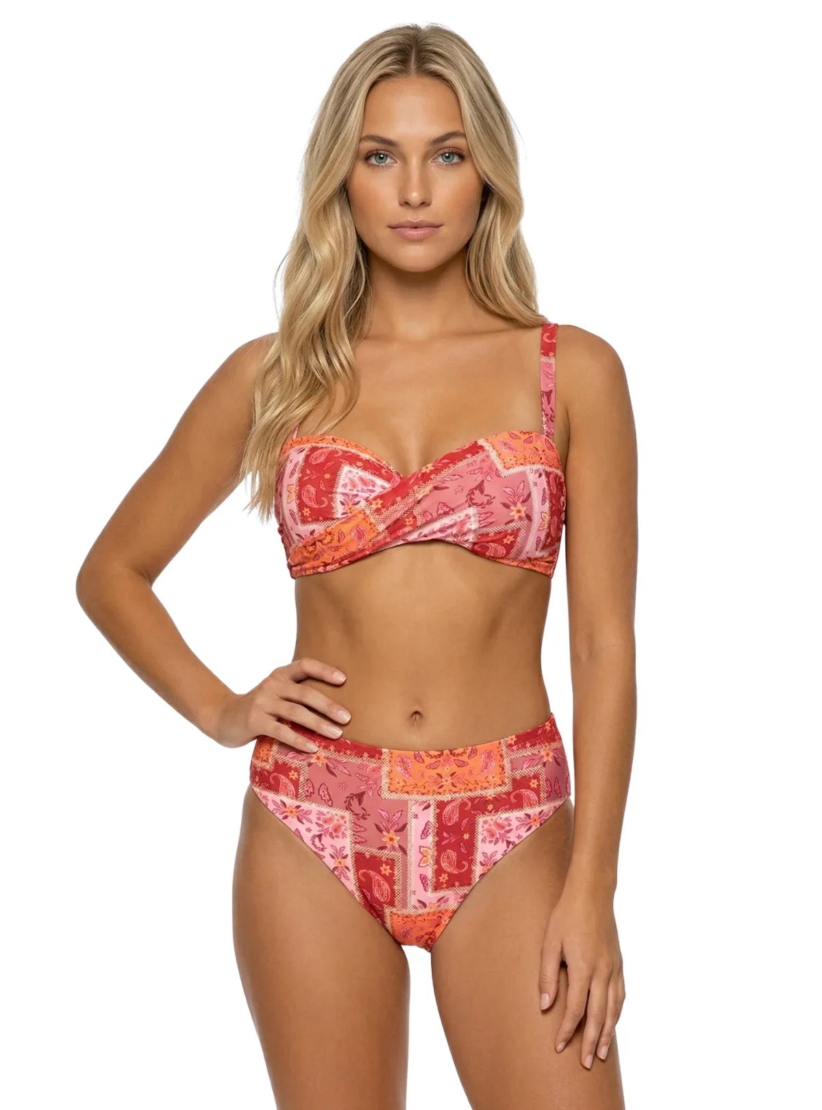 Traje de Baño Garotas 2p Estampado para Damas