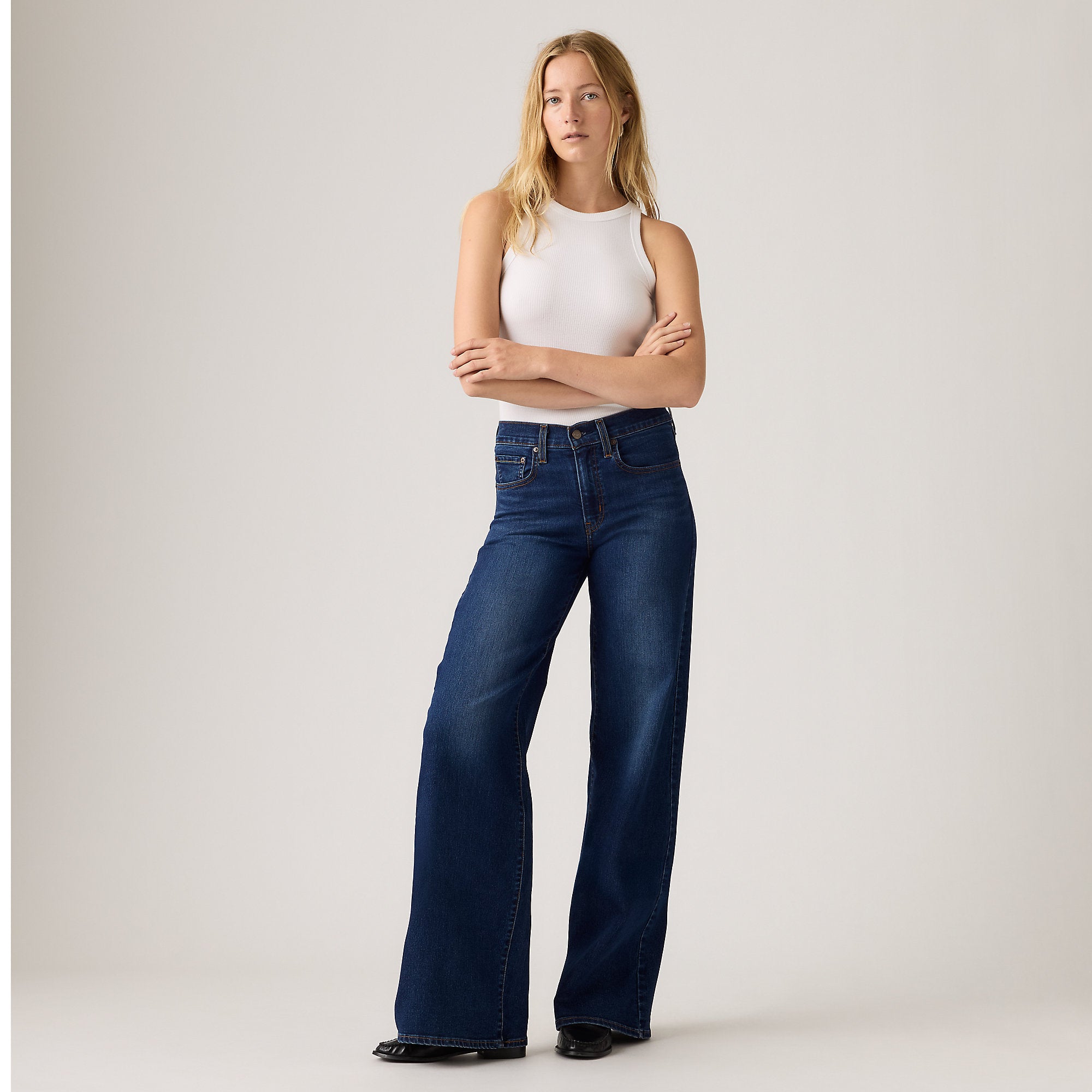Pantalones Jeans Levis 728 High Rise para Damas
