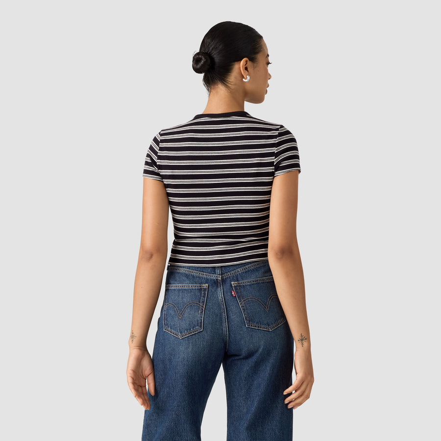 Camiseta Levis Mangas Cortas Rayas para Damas – vista 2