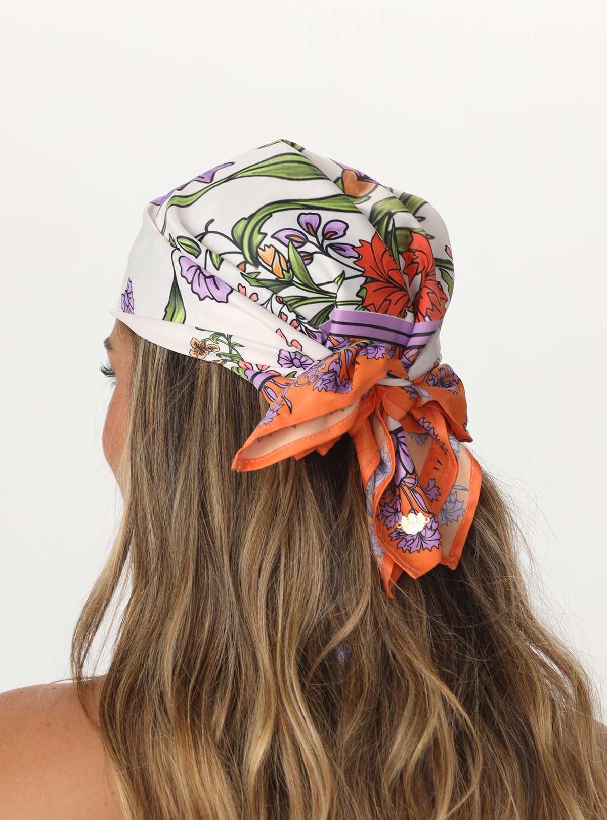 Pañuelo Garotas Playa Estampado para Damas