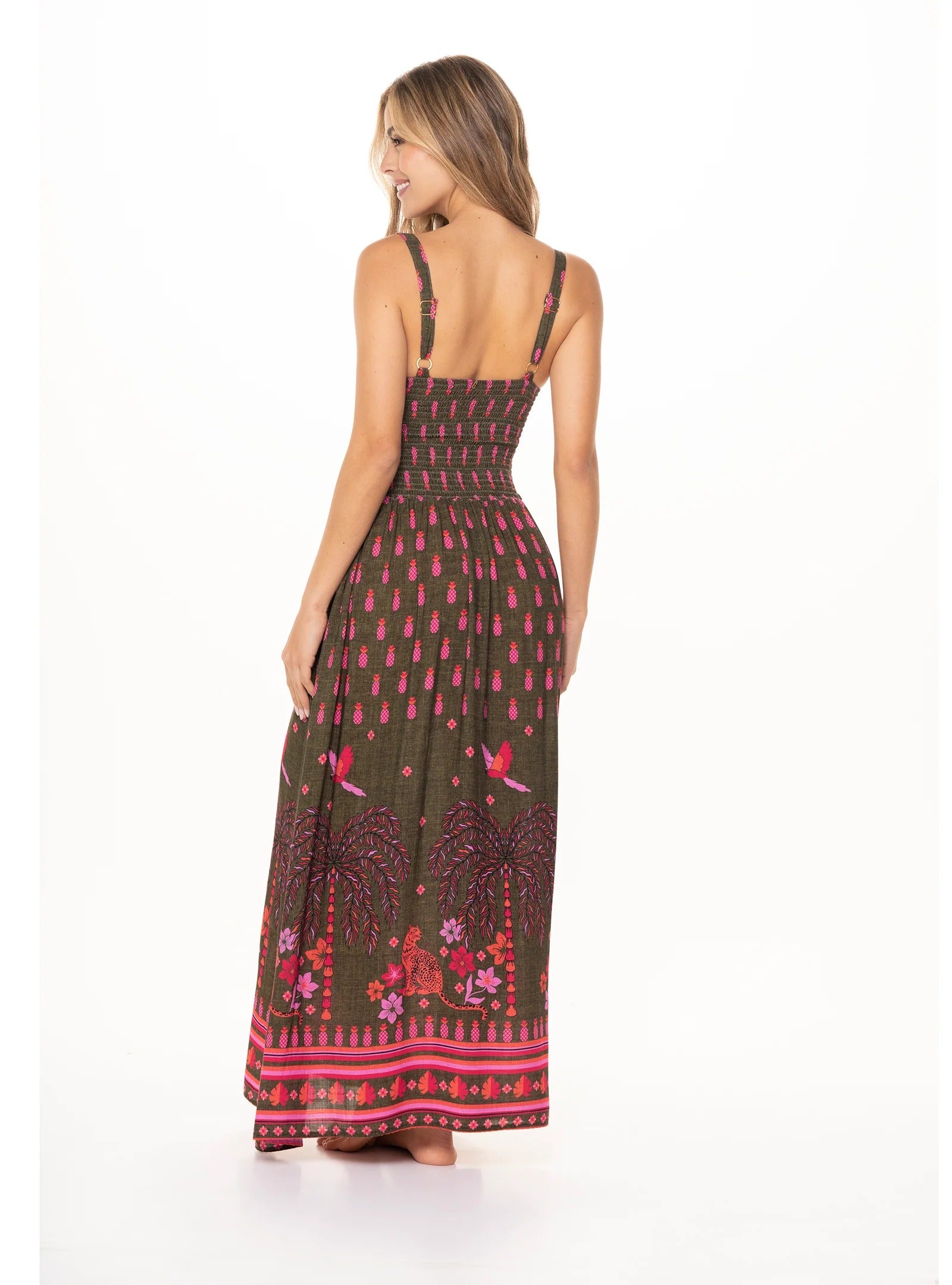 Vestido Garotas Tiros Pinas para Damas