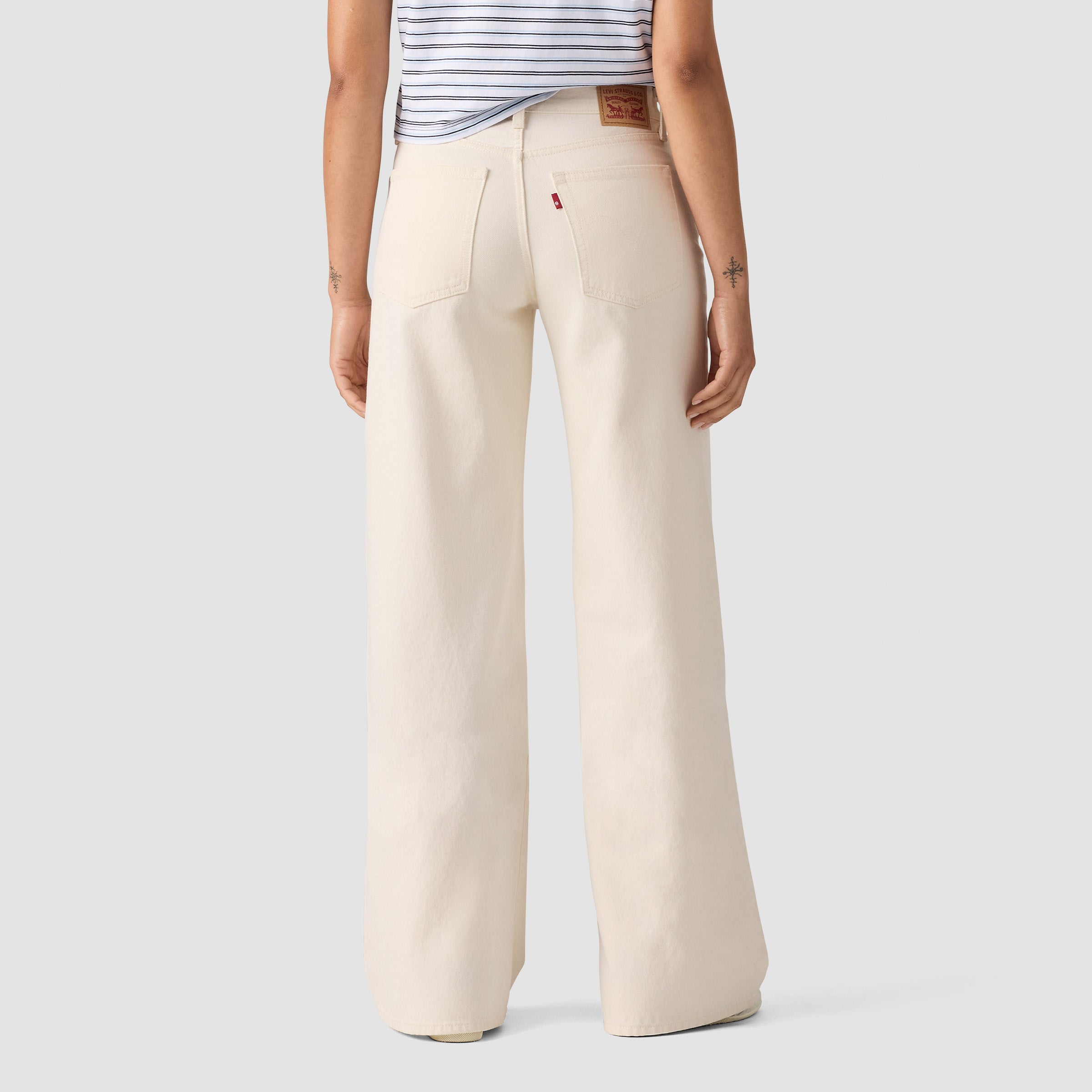 Pantalones Jeans Levis Middy Wide Leg para Damas – vista 3