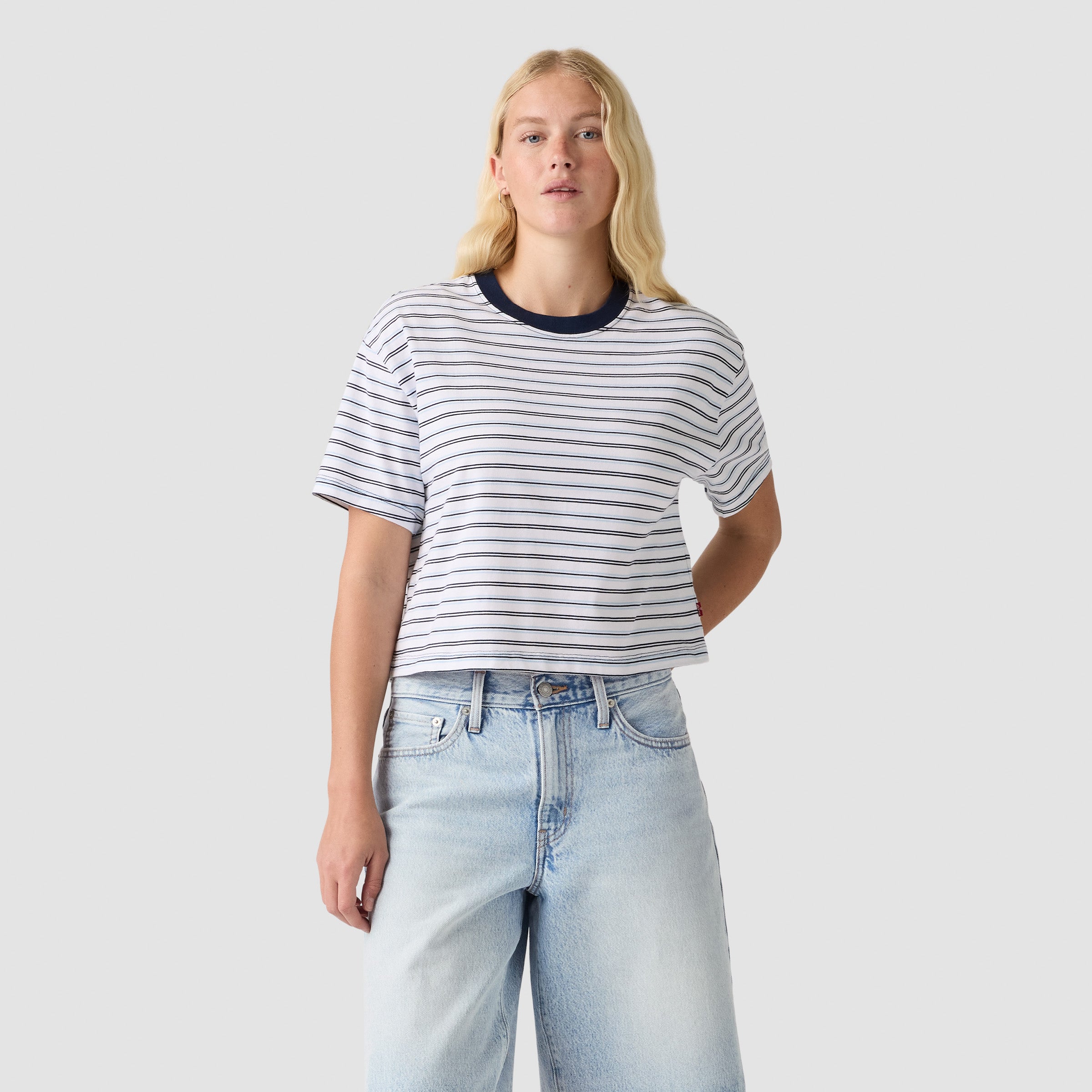 Camiseta Levis Mangas Cortas Rayas para Caballeros – CAPRICORN STRIPE ANGE
