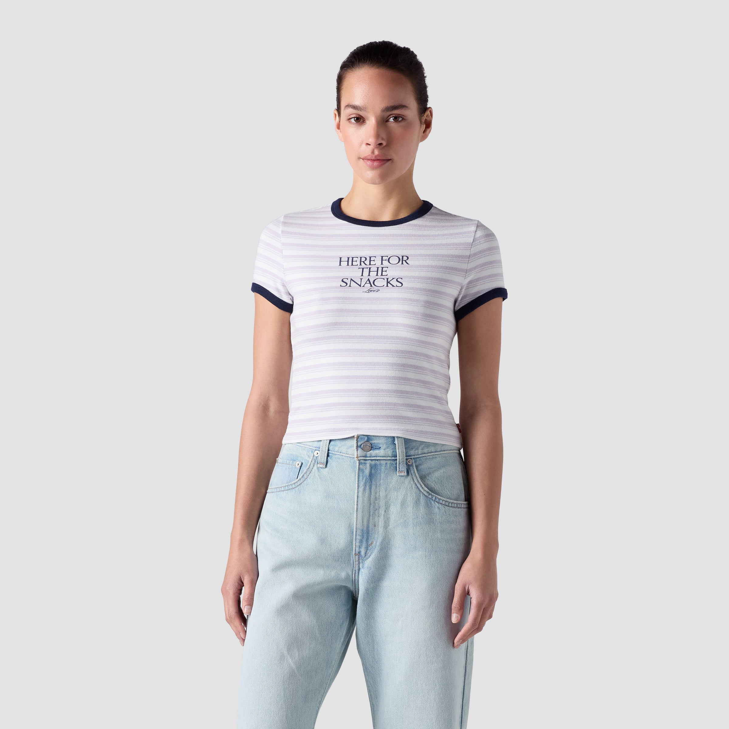 Camiseta Levis Mangas Cortas Rayas para Caballeros – HERE FOR THE SNACKS