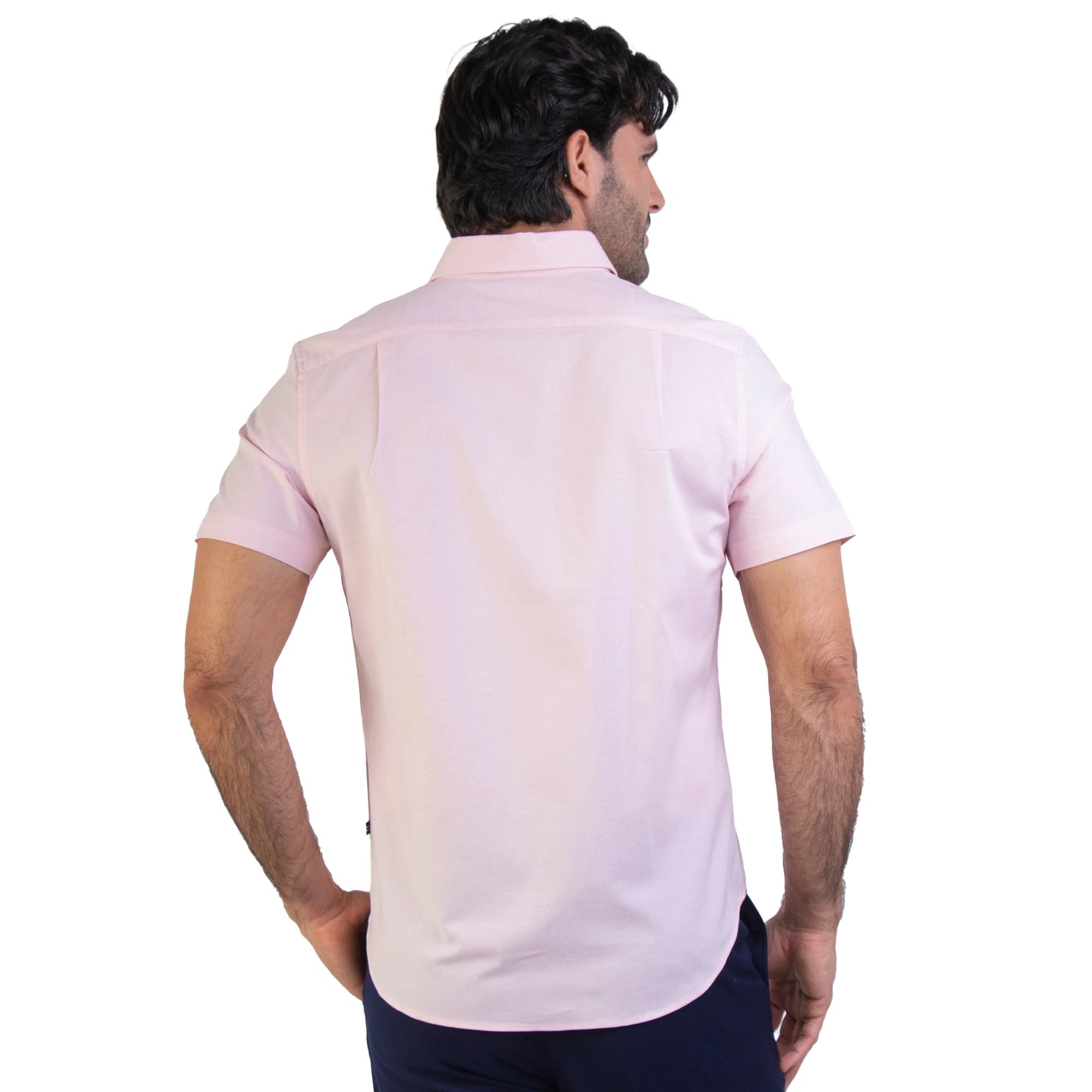 Camisa Nautica Mangas Cortas Lisa Para Caballeros by Nautica