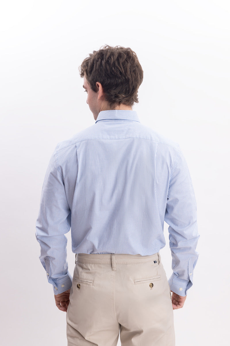 Camisa Nautica Ml Rayas Cab