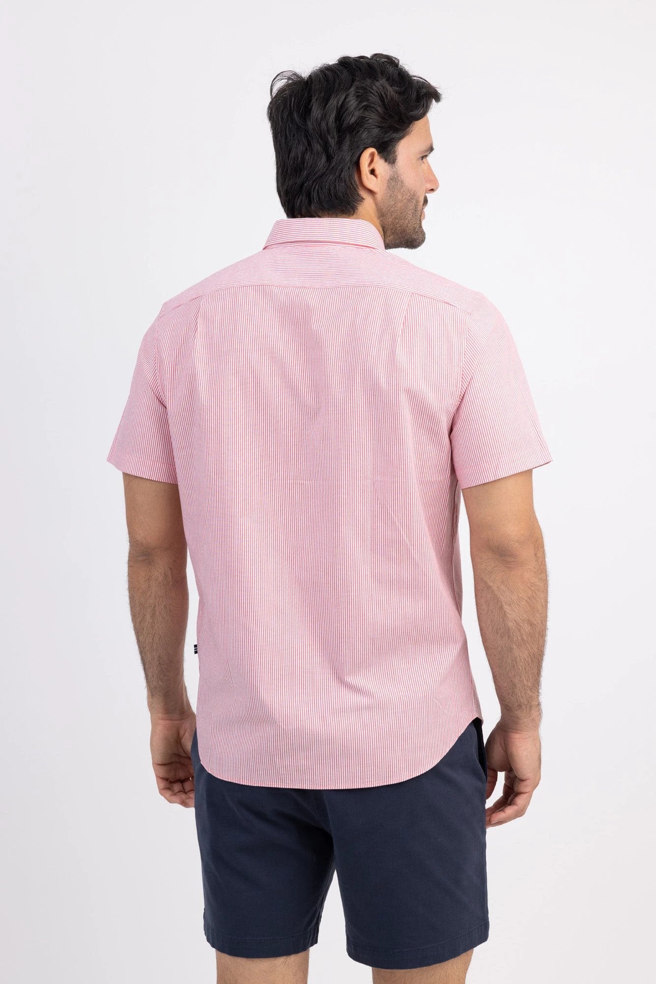 Camisa Nautica Mangas Cortas Rayas Para Caballeros by Nautica