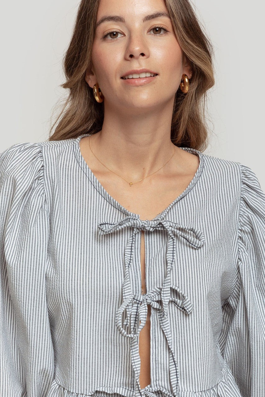 Blusa Armonias Mangas 3/4 Rayas P/ Damas by Armonias