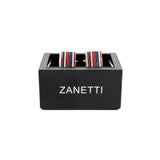 Gemelos Zanetti Silver Red White Navy para Caballeros