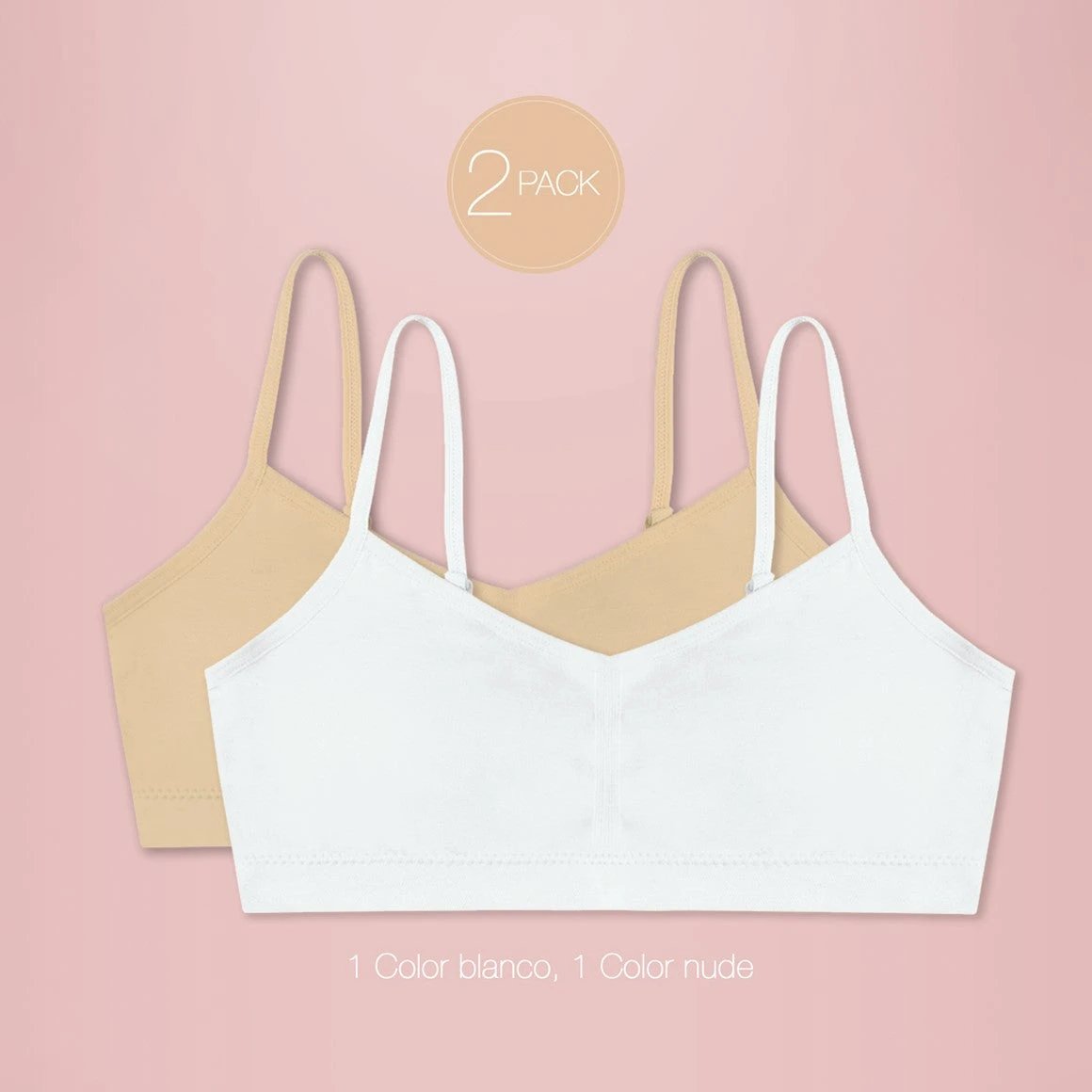 Brasier Lovable Pack 2 Piezas P/ Ninas 1315PK by Femina
