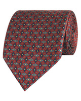 Corbata Mirto Estampada Granate para Caballeros 1436-02