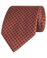 Corbata Mirto Estampada Granate para Caballeros 1436-04