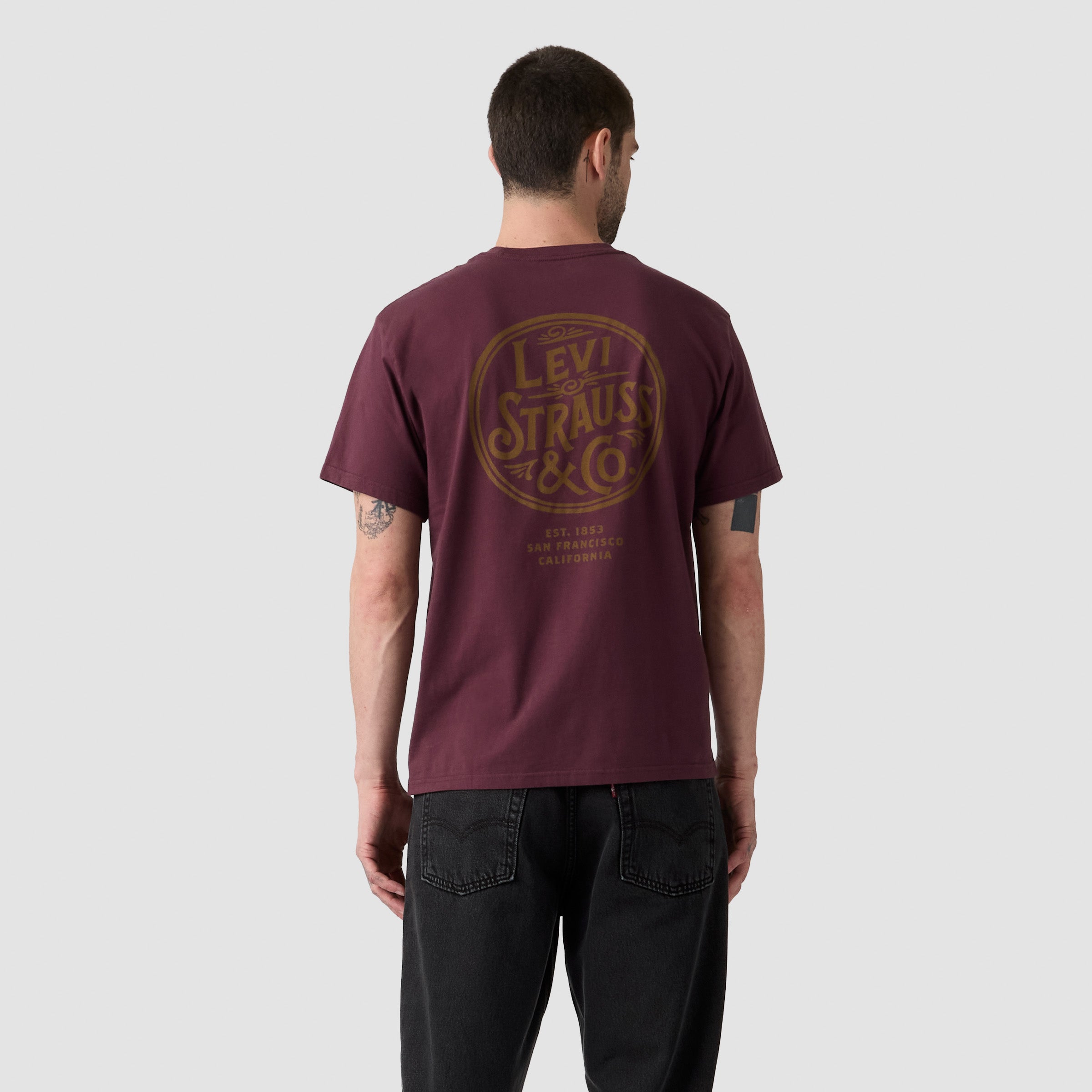Camiseta Levis Mangas Cortas Estampado para Caballeros – vista 2