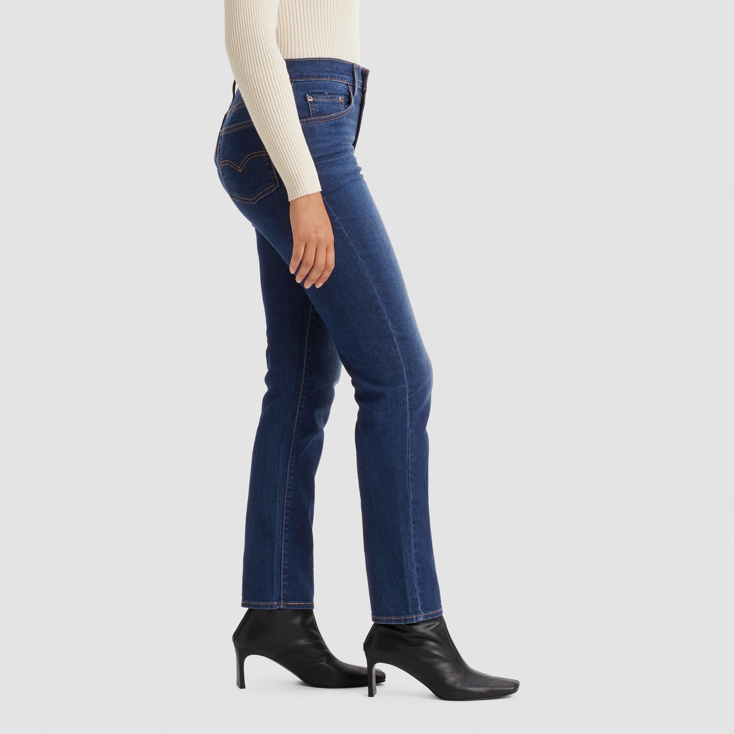 Pantalones Jeans Levis 724 High Rise Slim para Damas – vista 2