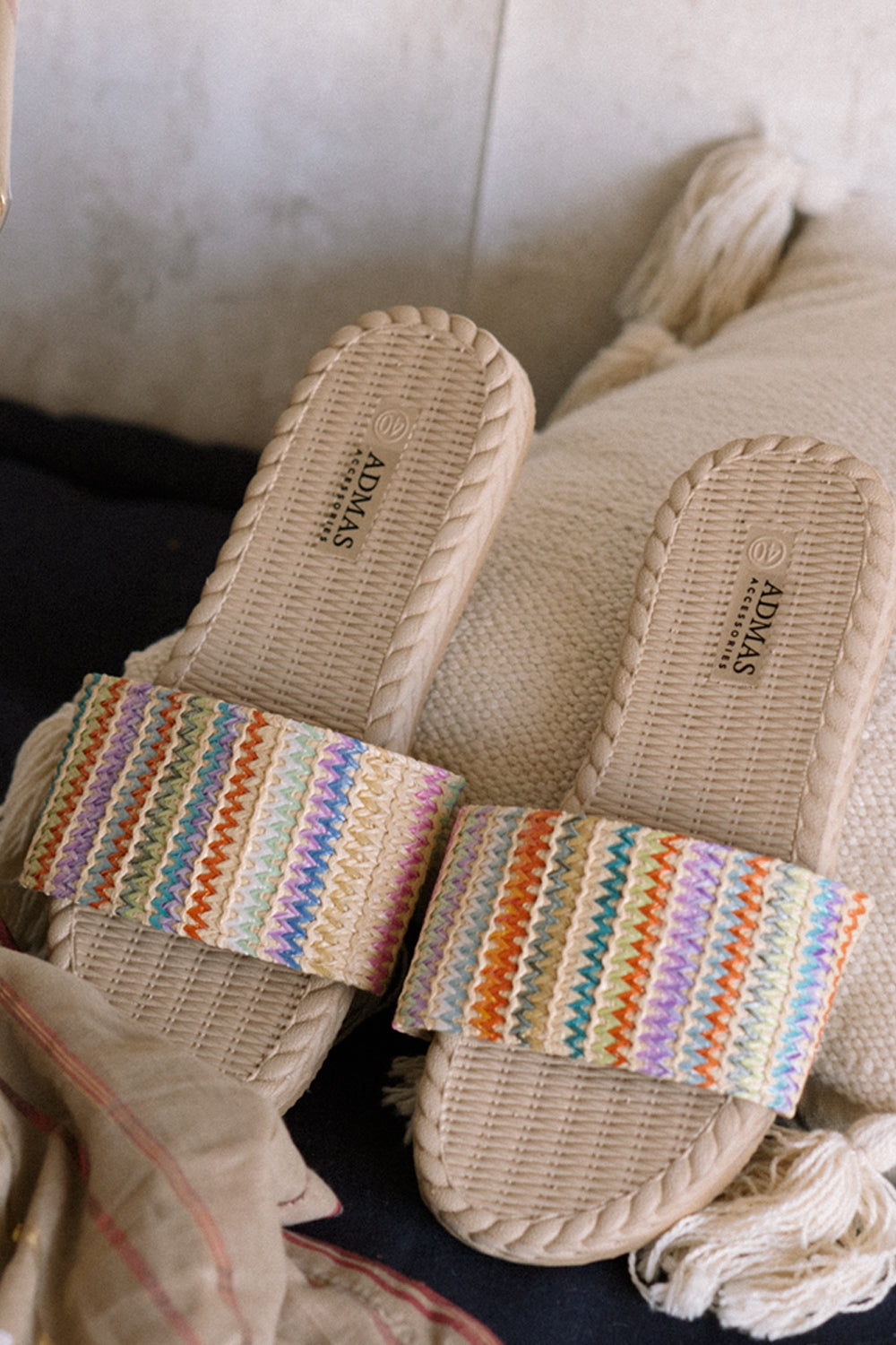 Sandalias Admas Tejida P/ Damas by Admas