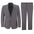 Traje Zanetti 2 Botones Luca/pzet Liso Para Caballeros