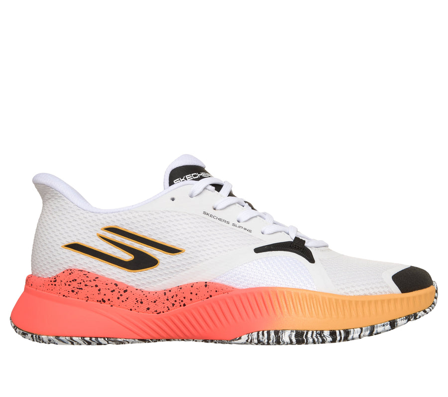 Tenis Skechers Statechamp para Caballeros – WHITE ORANGE