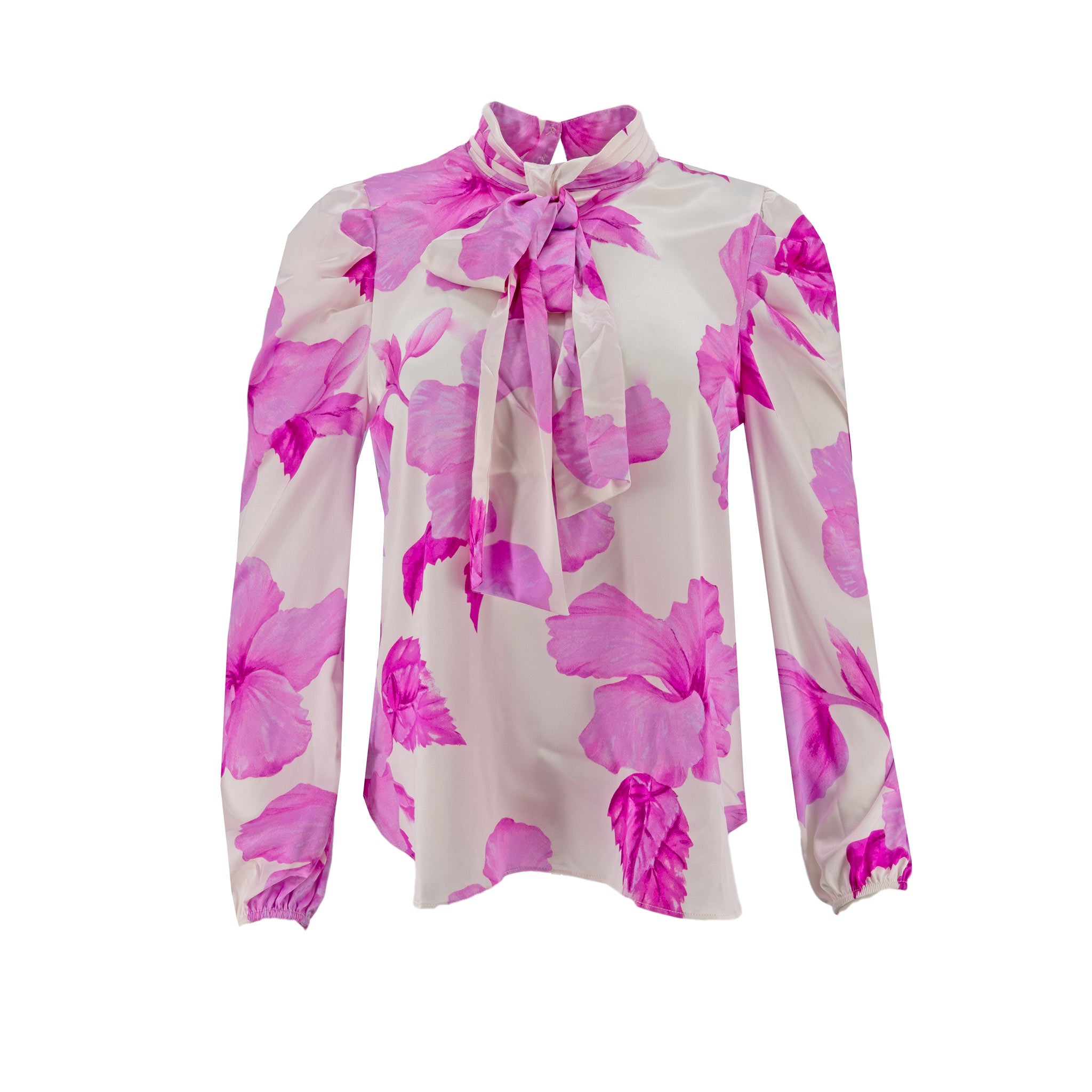 Blusa White Rhino Mangas Largas Floral para Damas