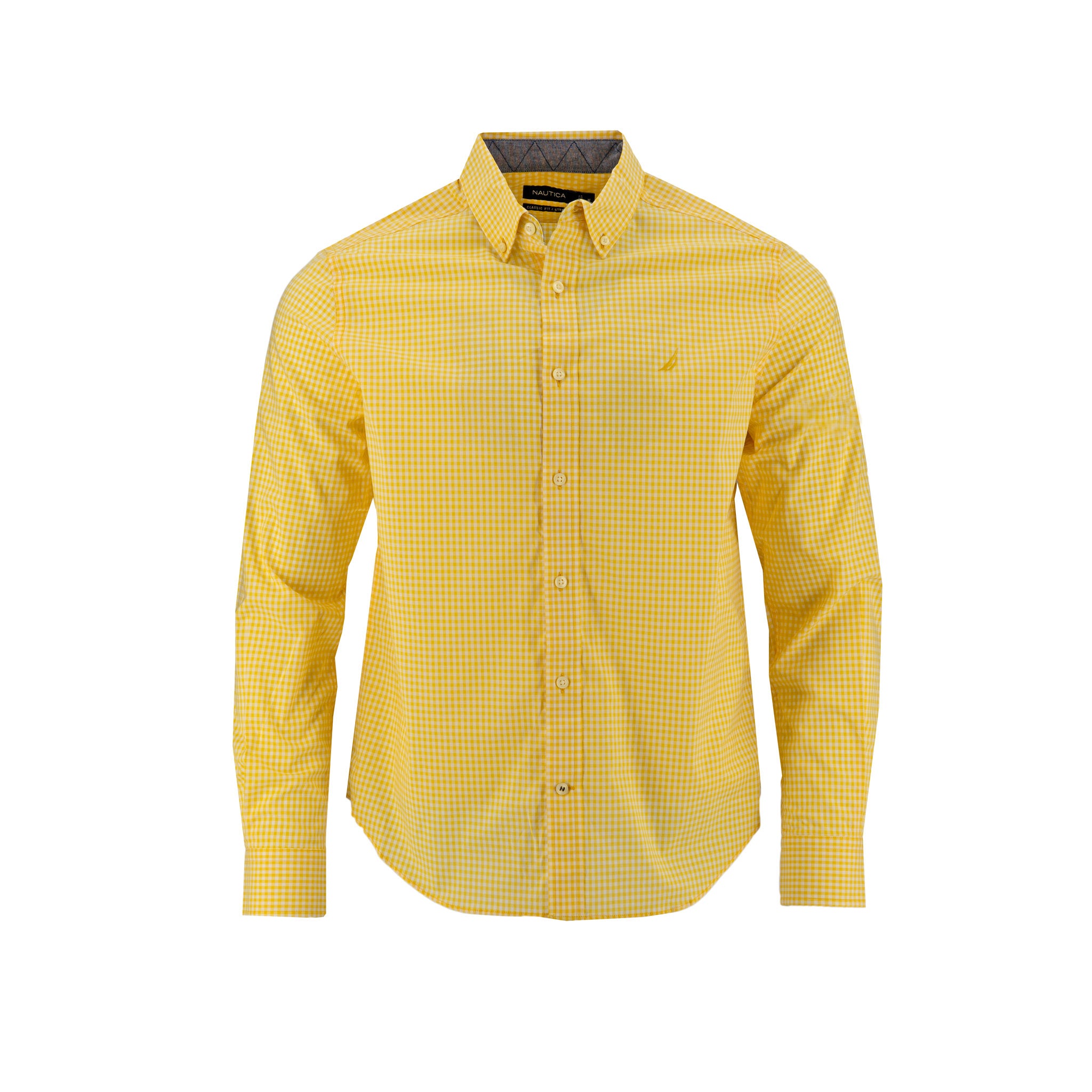 Camisa Nautica Mangas Largas Cuadros para Caballeros