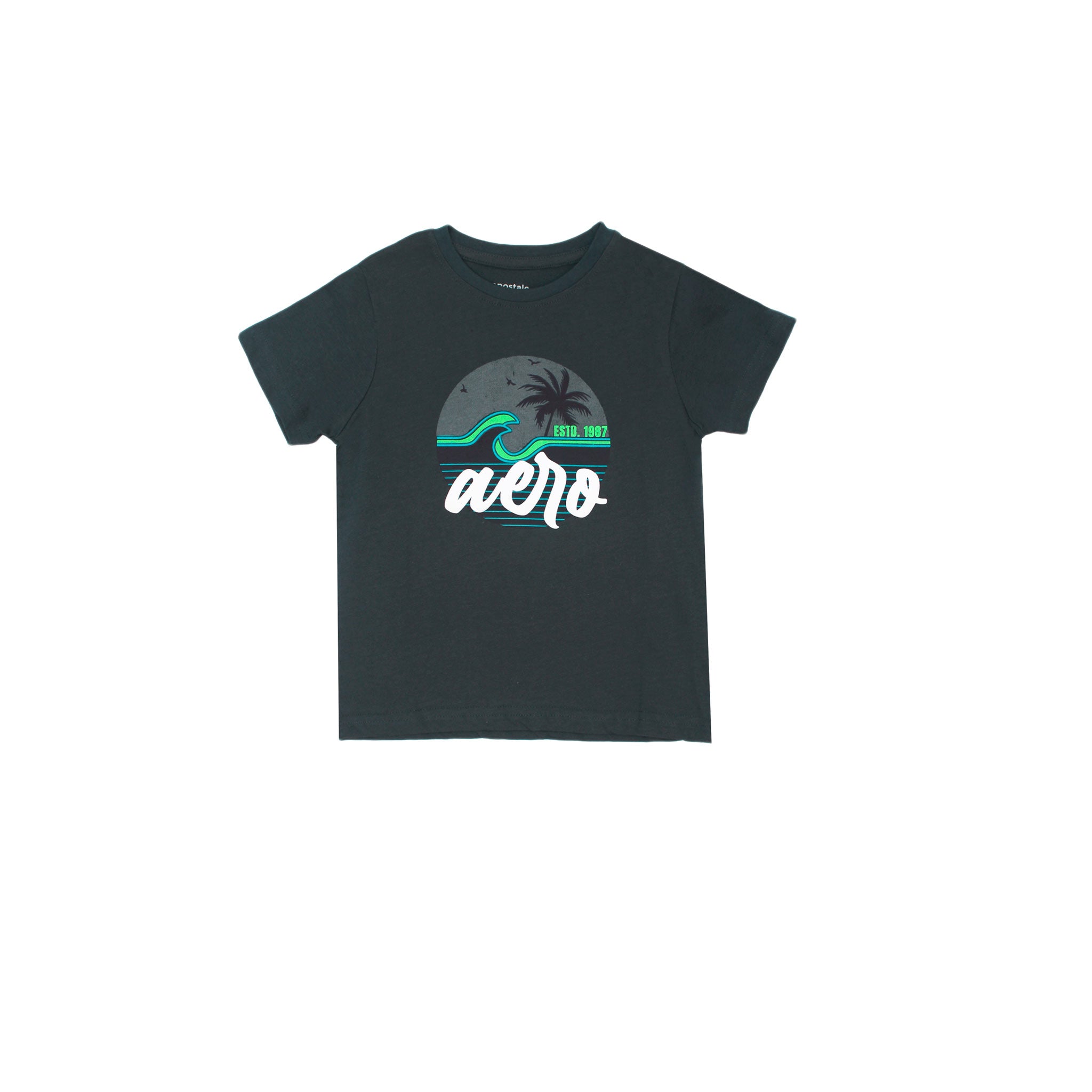 Camiseta Aeropostale Mangas Cortas Estampado Nino