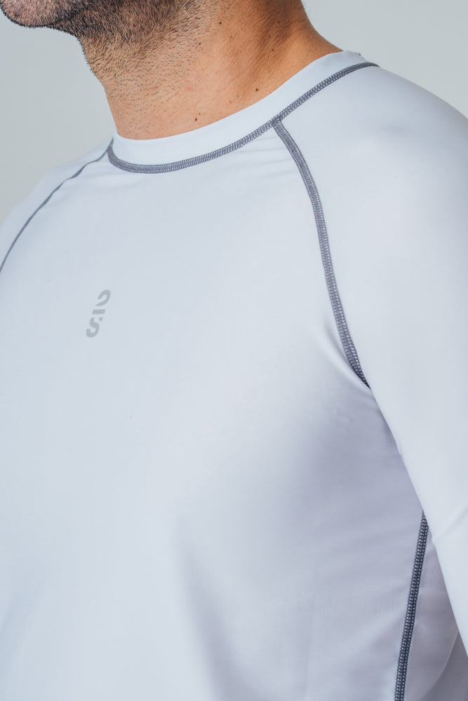 Camiseta 2s Style & Sport Mangas Largas Lisa Para Caballeros