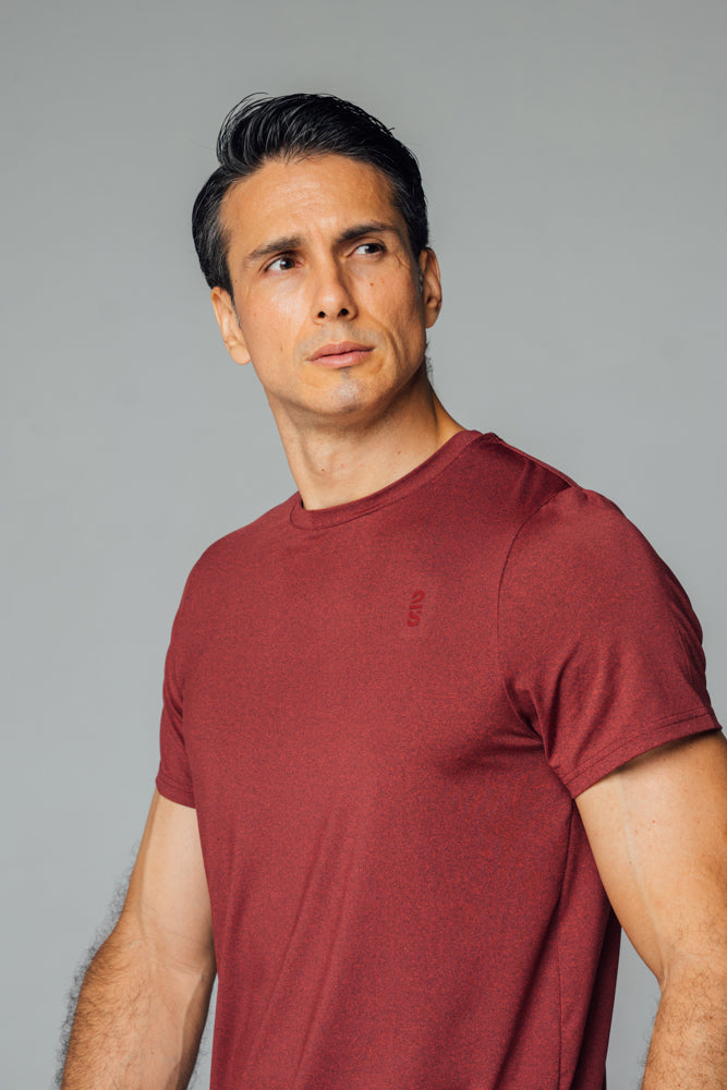 Camiseta 2s Style & Sport Mangas Cortas Lisa Deportivo para Caballeros