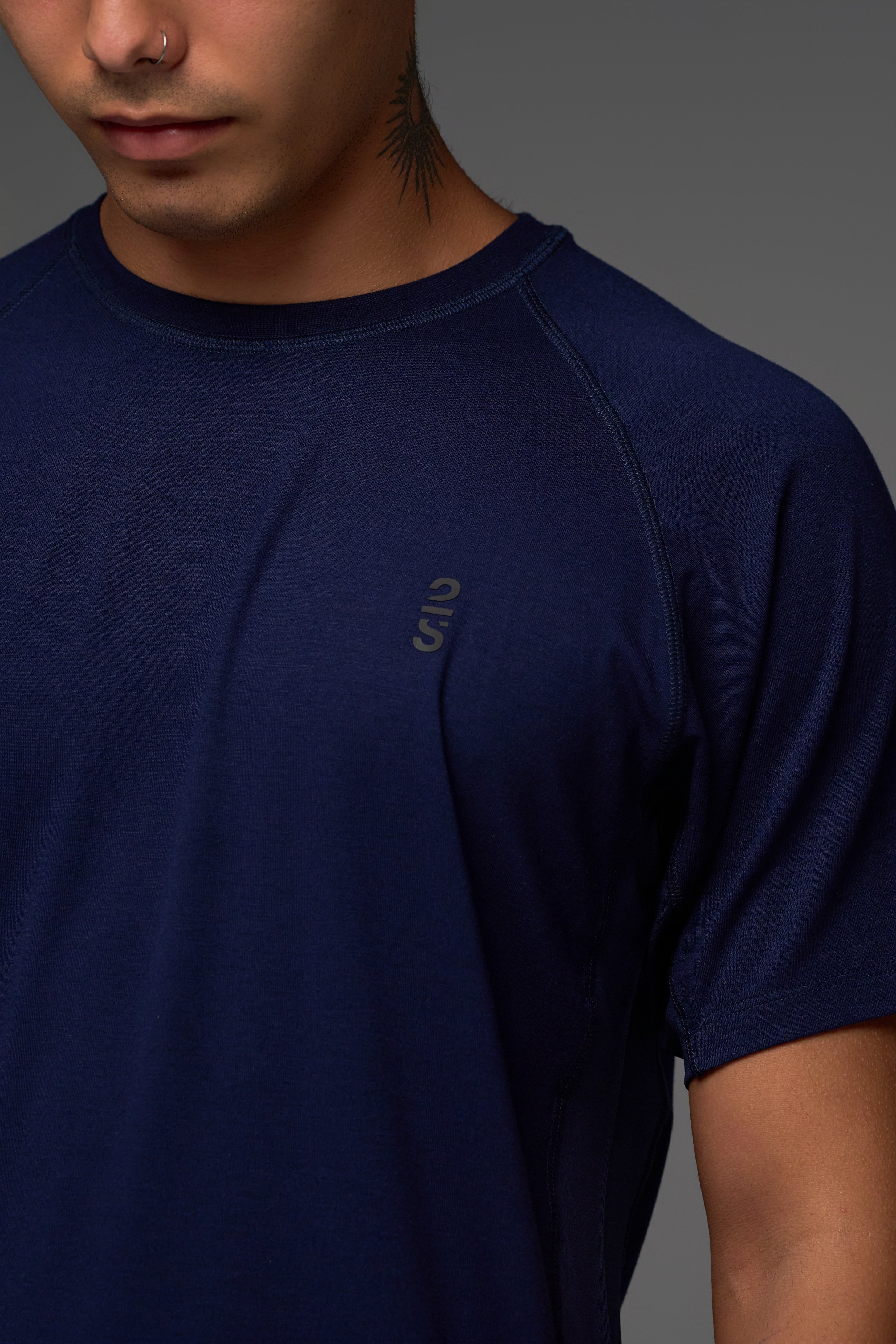 Camiseta 2s Style & Sport Mangas Cortas Deportivo Liso Para Caballeros