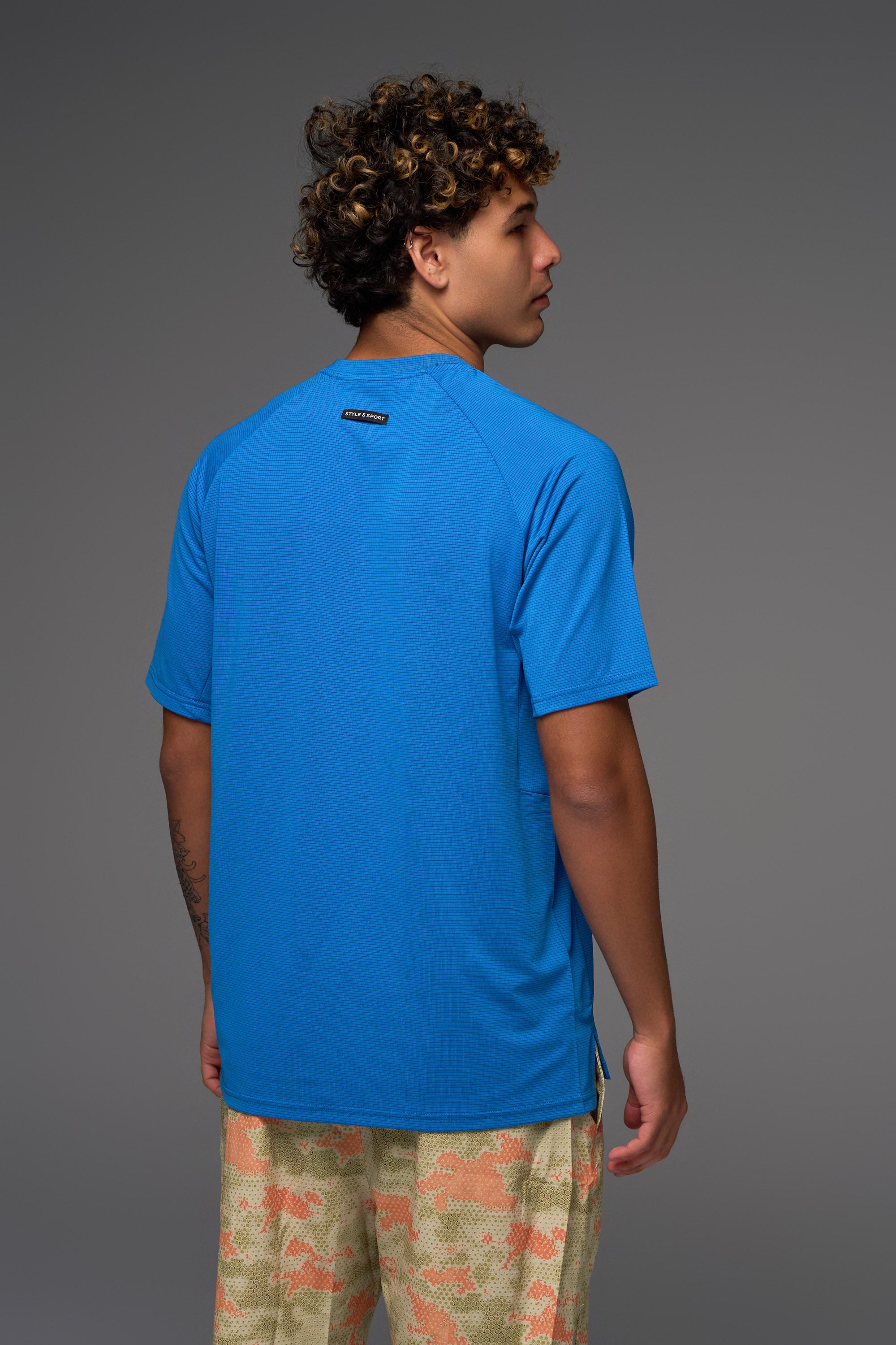 Camiseta 2s Style & Sport Mangas Cortas Rayas Deportiva para Caballeros