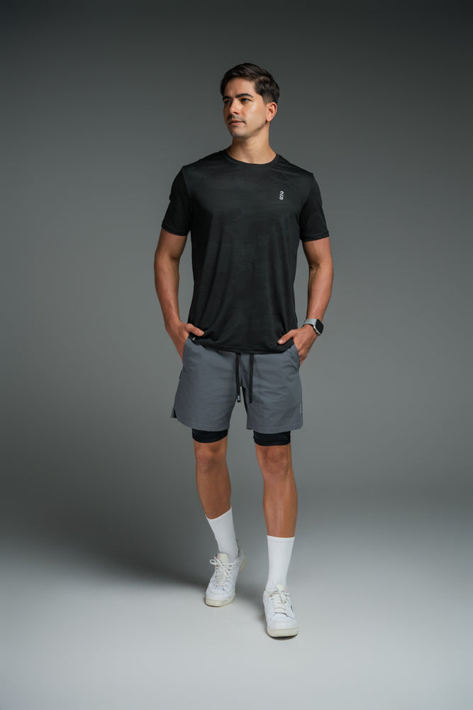 Camiseta 2s Style & Sport Mangas Cortas Estampada Deportivo Para Caballeros