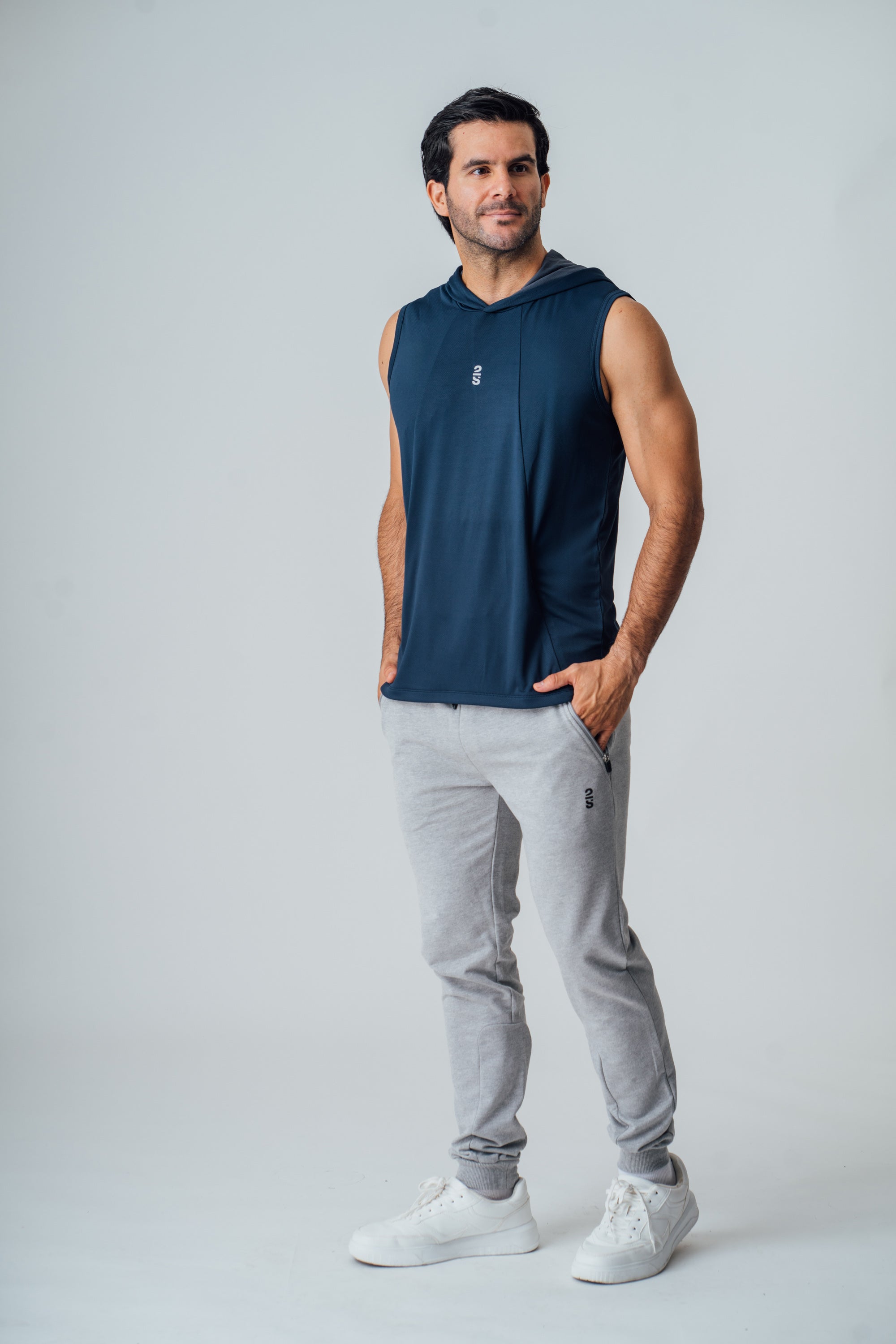 Camiseta 2s Style & Sport Deportiva con Capucha para Caballeros