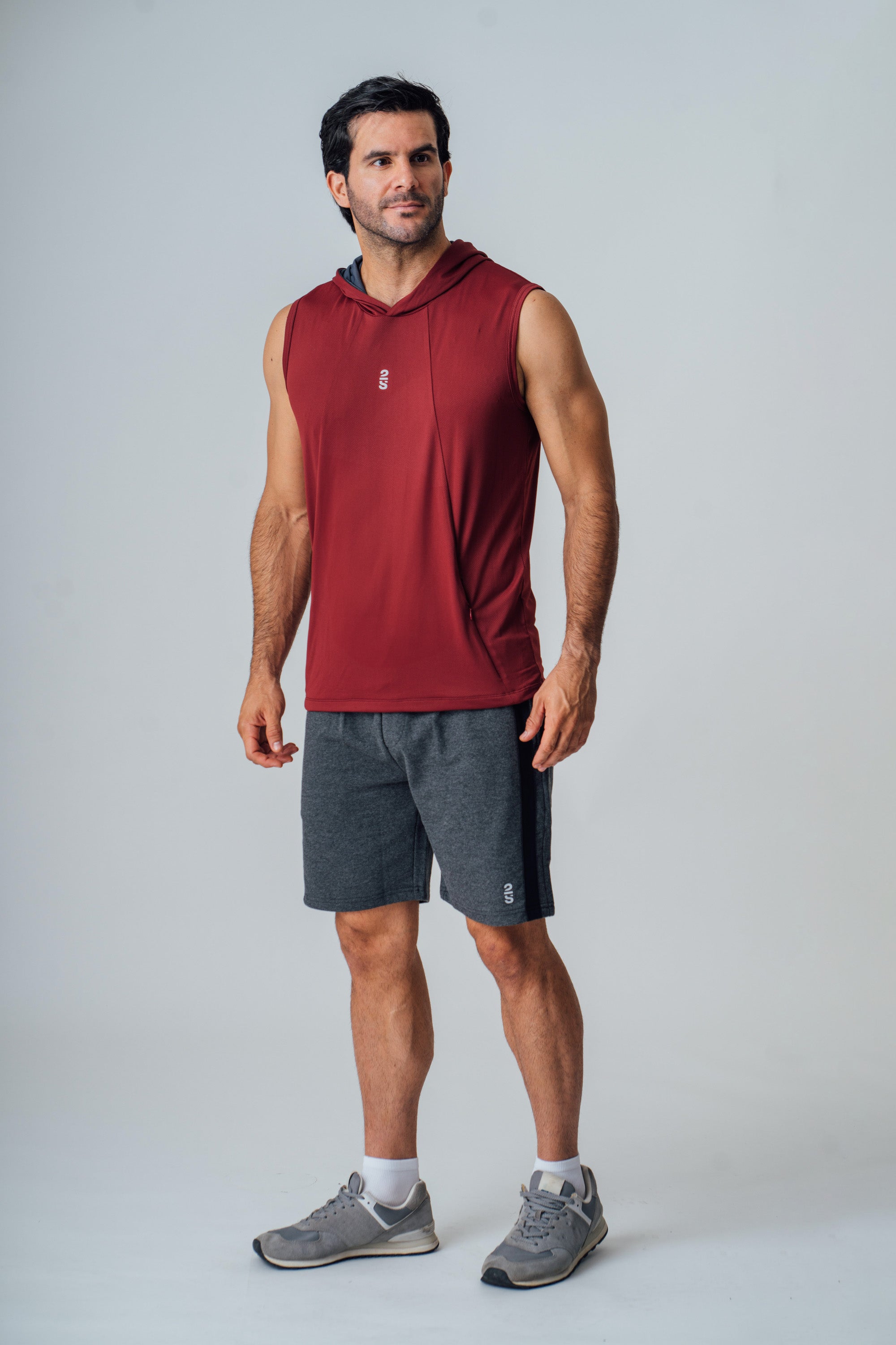 Camiseta 2s Style & Sport Deportiva con Capucha para Caballeros